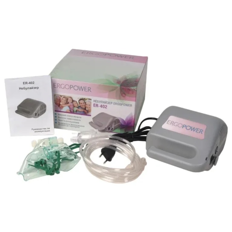 ErgoPower Ингалятор компрессорный ER-402 Серый
