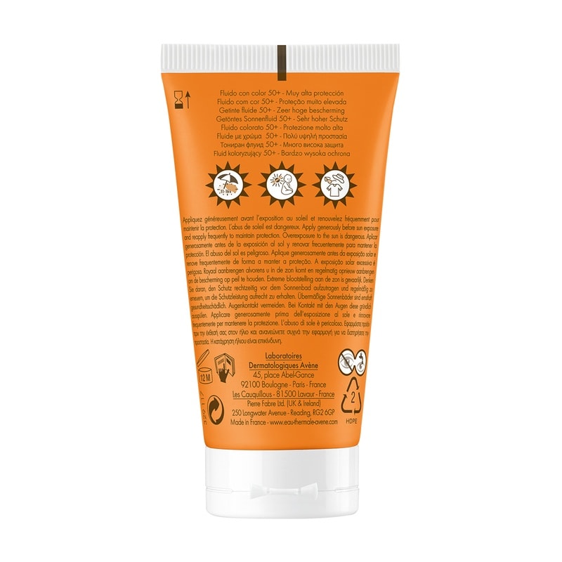 Avene Sun Флюид солнцезащитный для лица с тонирующий SPF 50+ 50 мл