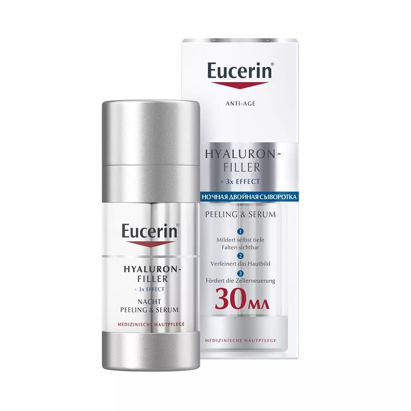 Eucerin Hyaluron-Filler Сыворотка-эксфолиант ночная 30 мл