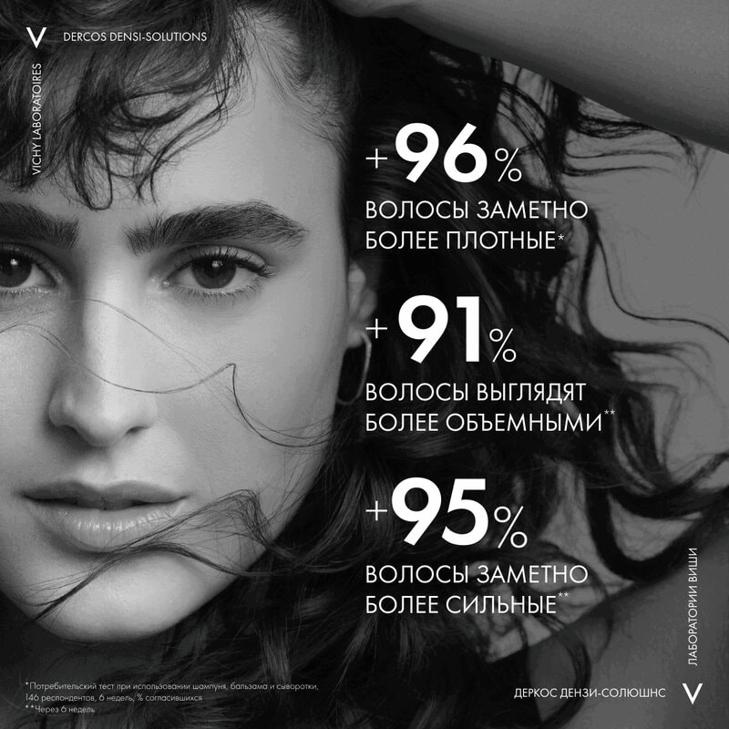 Vichy Dercos Densi-Solutions Шампунь уплотняющий 400 мл