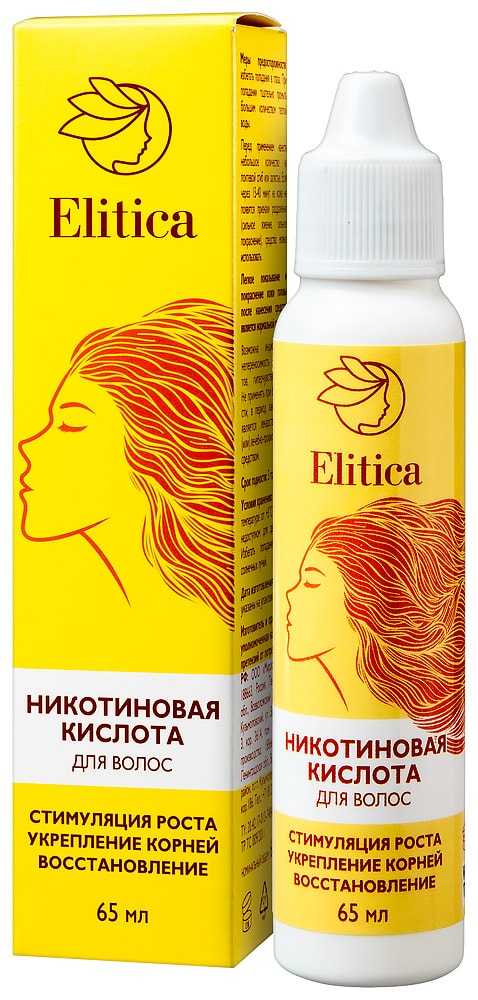 Elitica Никотиновая кислота для волос 65 мл
