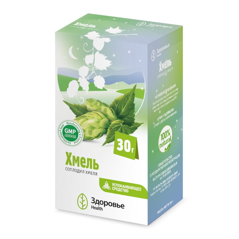 Хмель соплодия фиточай 30 г