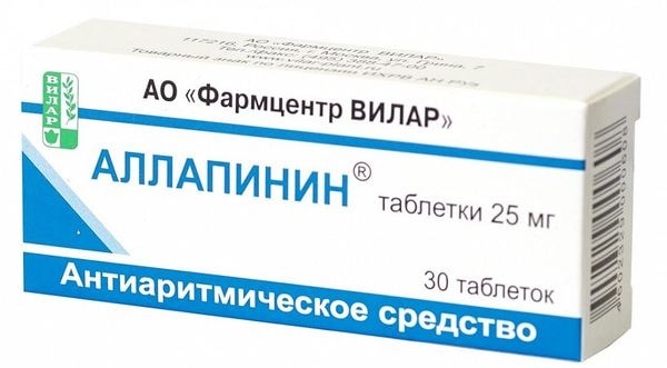 Аллапинин 25 мг таблетки 30 шт