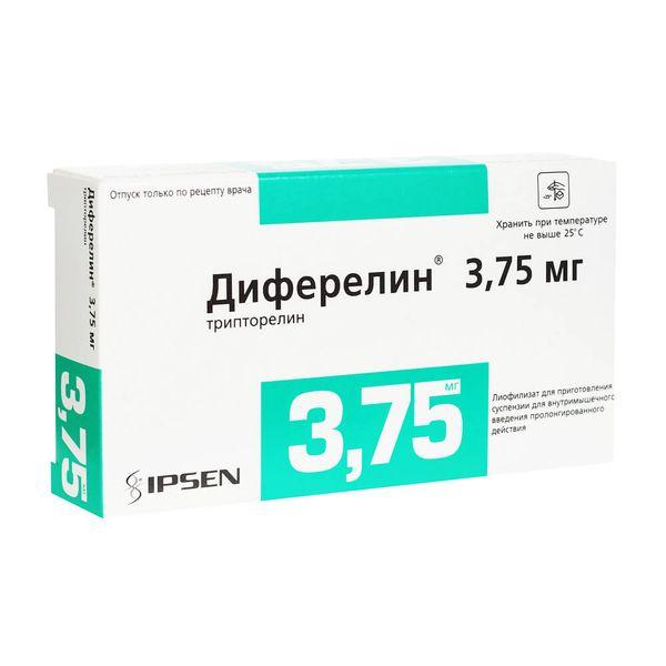 Диферелин лиофилизат 3,75 мг фл.1 шт