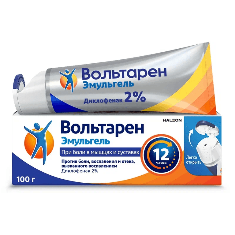 Вольтарен Эмульгель 2% гель для наружного применения 100 г