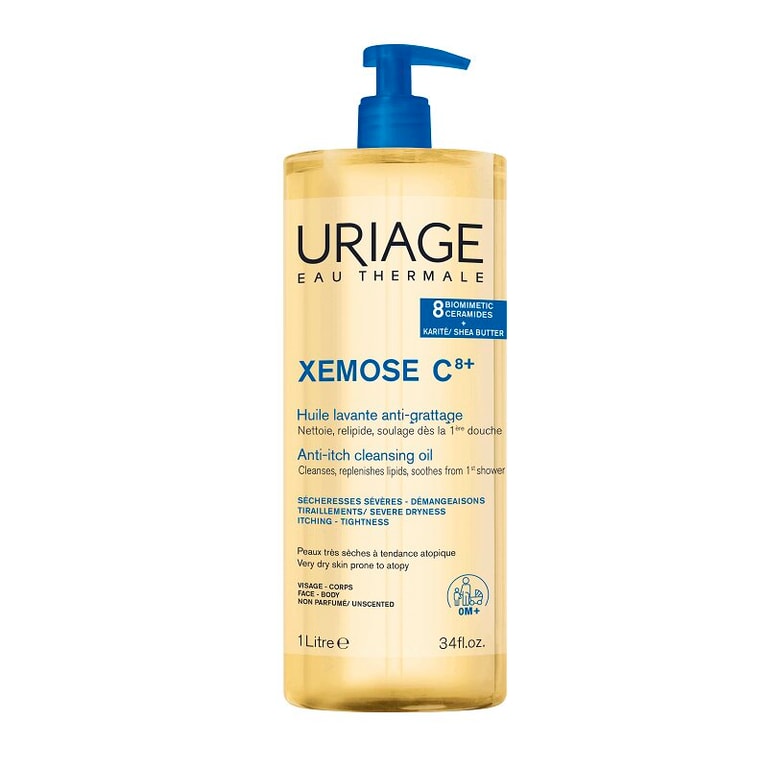 Uriage Xémose Масло очищающее успокаивающее 1000 мл