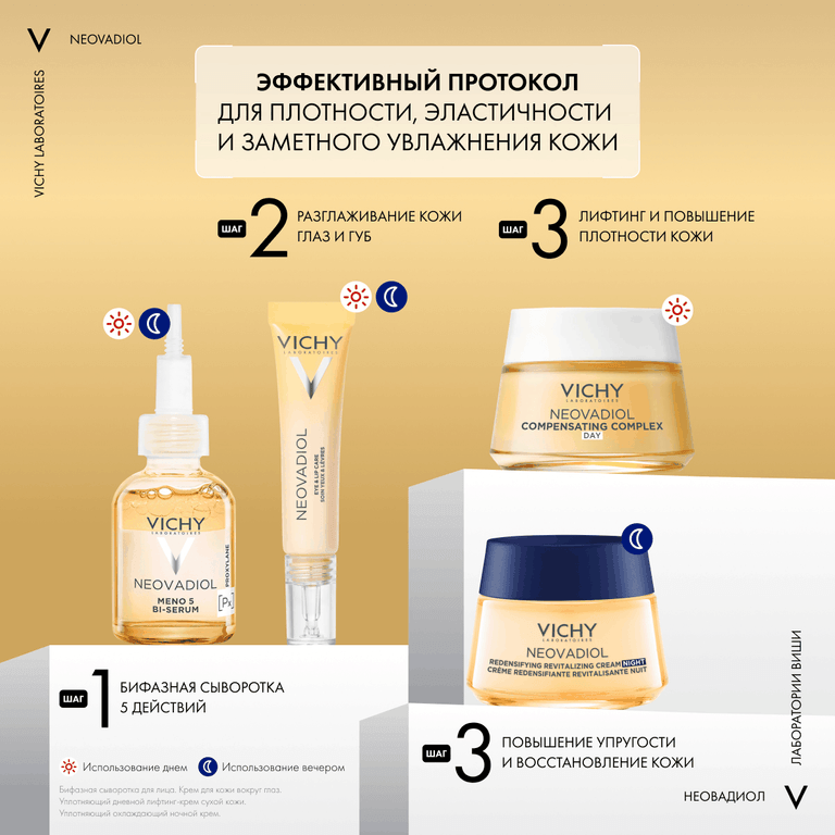 Vichy Neovadiol Дневной антивозрастной лифтинг-крем для нормальной и комбинированной кожи 50 мл