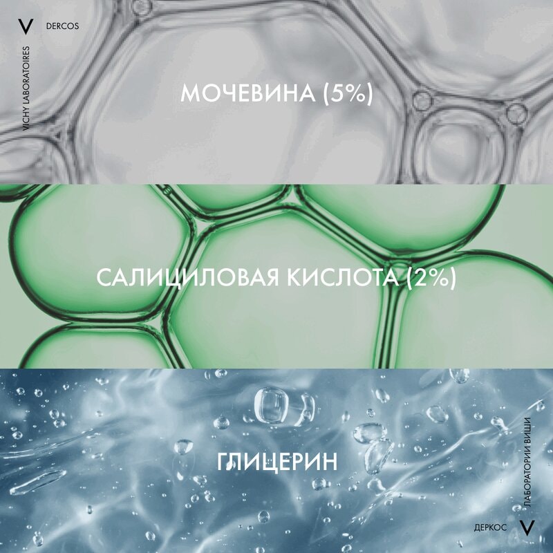 Vichy Dercos PSOlution Шампунь кераторегулирующий для кожи головы склонной к псориазу 200 мл