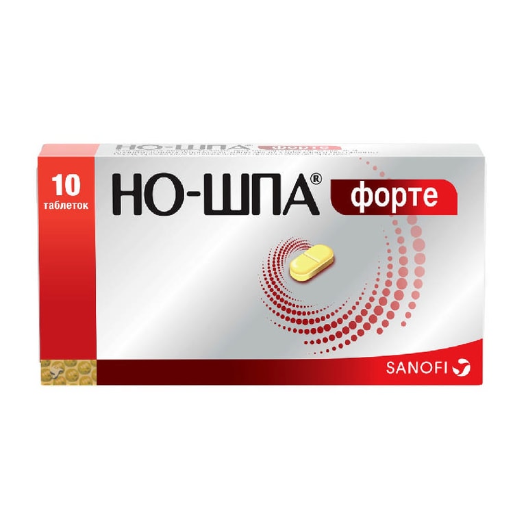 Но-шпа Форте 80 мг таблетки 10 шт