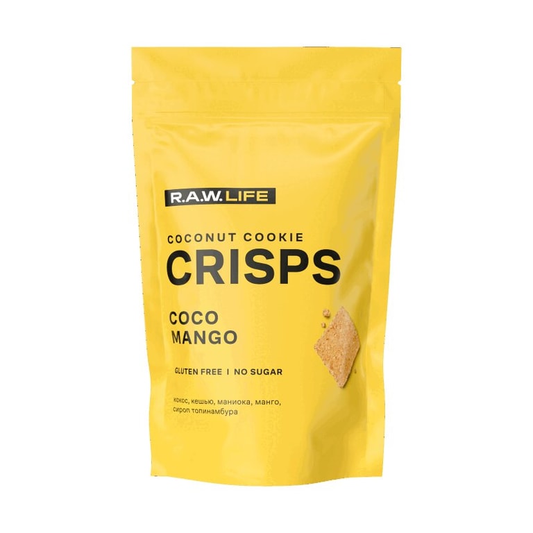 R.a.w. Life Крисп Печенье Кокос-Манго 75 г