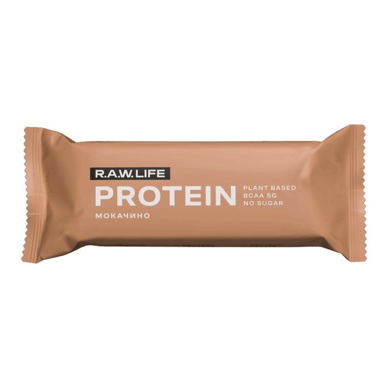 R.a.w. Life Батончик протеиновый Мокачино 43 г