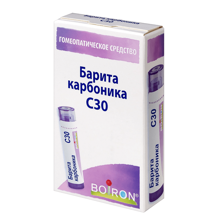 Барита карбоника С30 гранулы гомеопатические 4 г