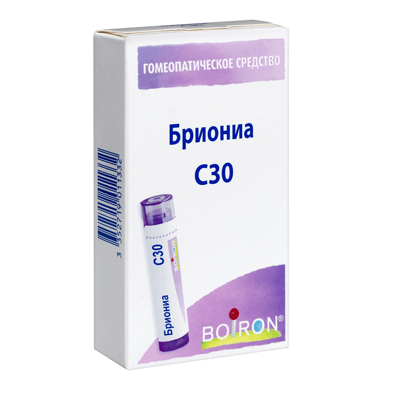 Бриониа С30 гранулы гомеопатические 4 г