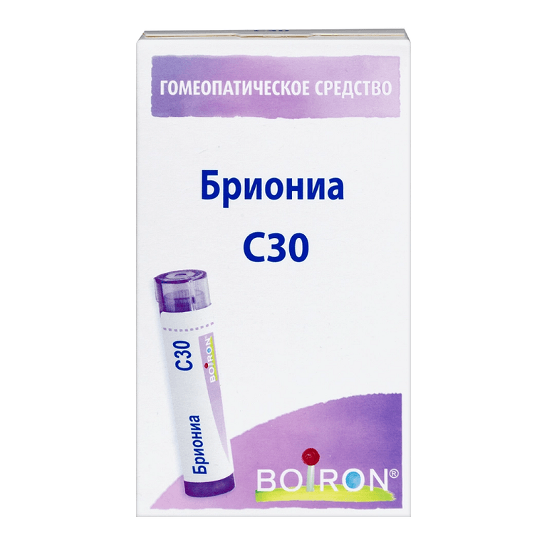 Бриониа С30 гранулы гомеопатические 4 г