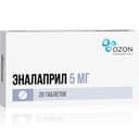 Эналаприл 5 мг таблетки 20 шт