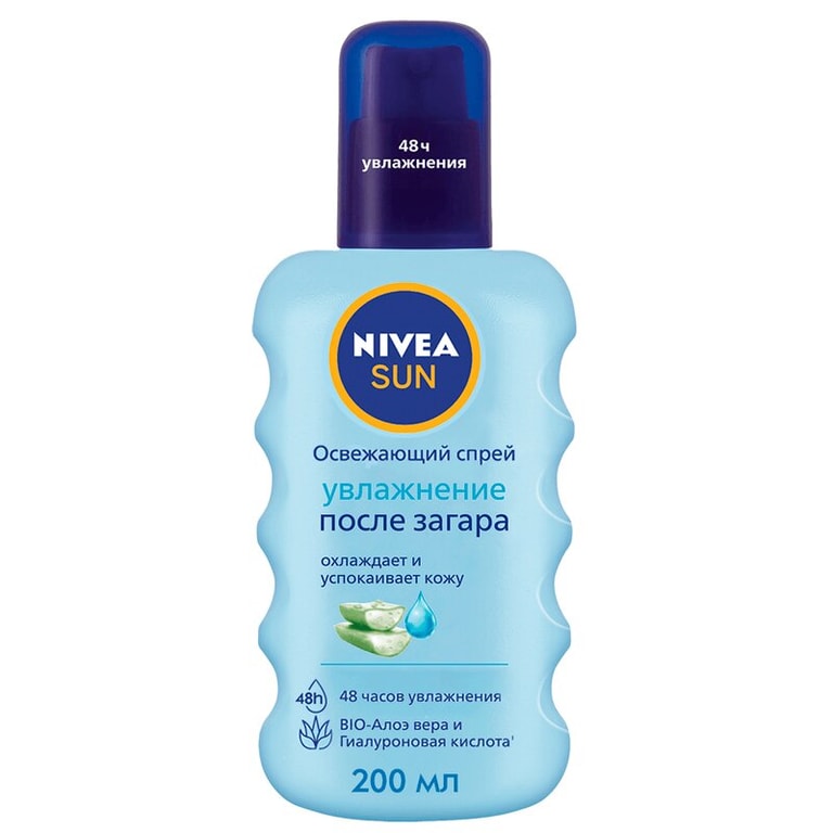Nivea Sun Спрей для тела Увлажнение после загара 200 мл