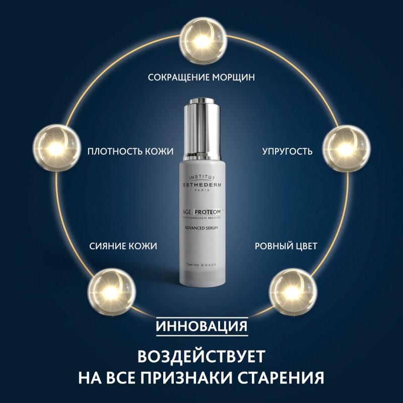 Institut Esthederm Age Proteom Сыворотка для продления молодости кожи лица шеи и декольте 30 мл