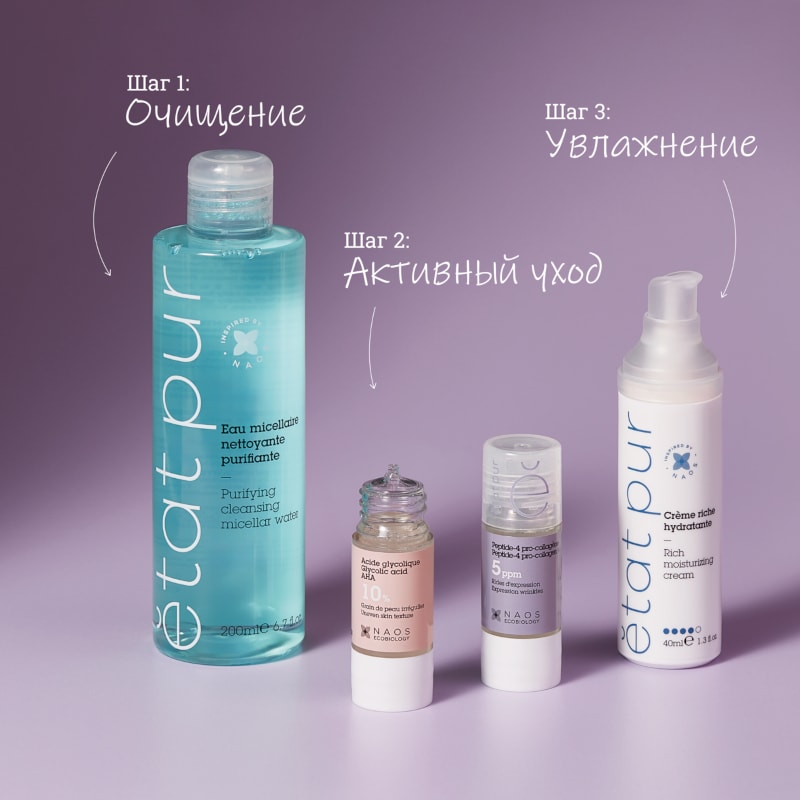 Etat Pur Вода мицеллярная 200 мл