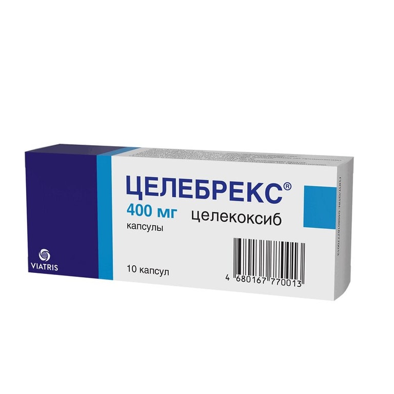 Целебрекс 400 мг капсулы 10 шт