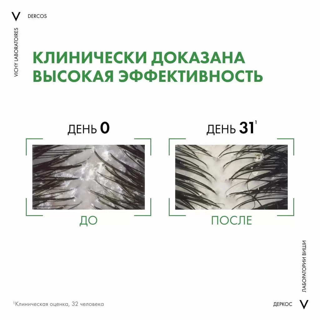 Vichy Dercos Шампунь от перхоти для сухих волос Сменный блок 500 мл