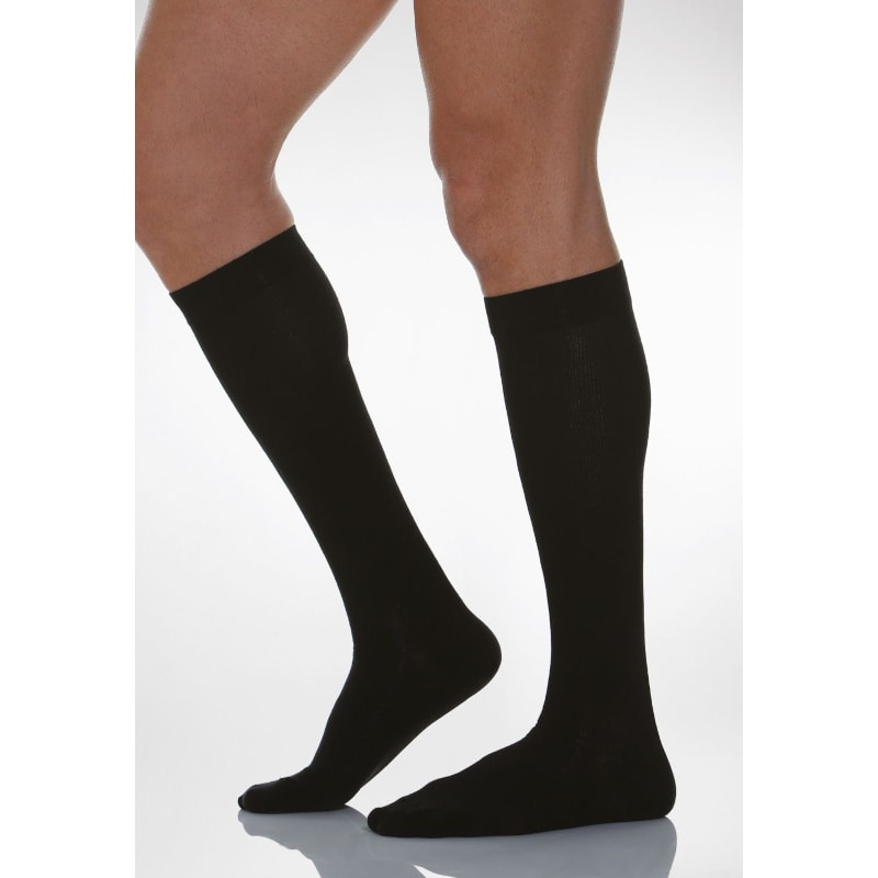 Relaxsan Гольфы компрессионные с хлопком мужские Cotton Socks 1 класс компресии 140 den размер 4 Черные