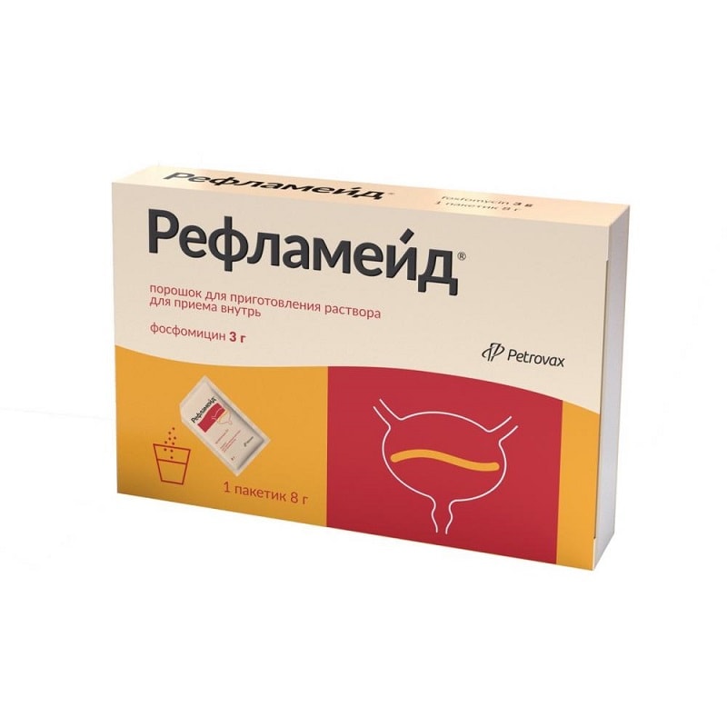 Рефламейд 3 г порошок для приготовления раствора для приема внутрь 8 г
