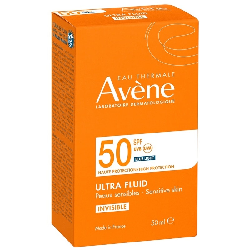 Avene Sun Флюид для лица солнцезащитный ультралегкий невидимый SPF 50 50 мл