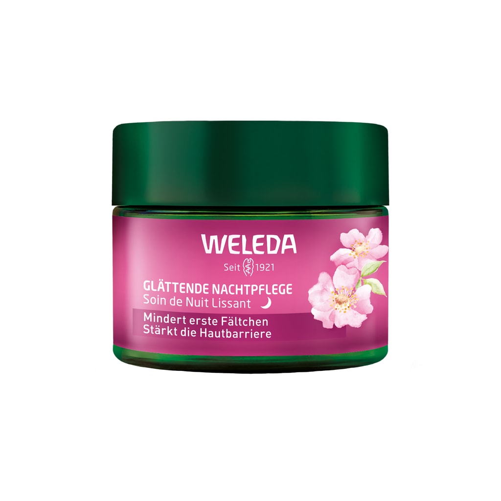 Weleda Крем для лица ночной разглаживающий Роза 40 мл