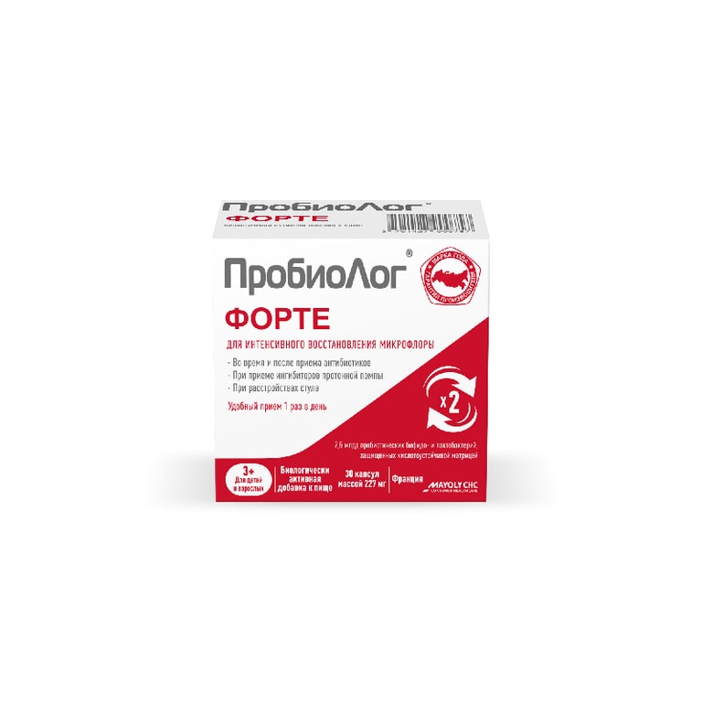 ПробиоЛог Форте капс.227 мг 30 шт