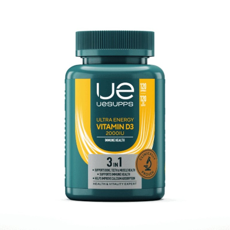 Uesupps Ultra Energy Витамин Д3 2000 МЕ капсулы 120 шт