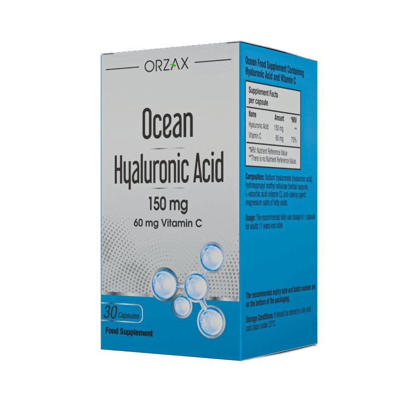 Orzax Ocean Гиалуроновая кислота 150 мг капсулы 30 шт