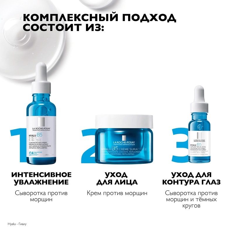 La Roche-Posay Hyalu B5 Сыворотка увлажняющая концентрированная для лица против морщин 30 мл