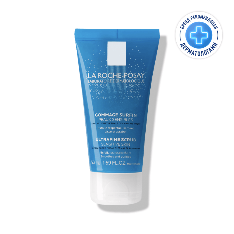 La Roche-Posay Скраб мягкий для очищения чувствительной кожи лица 50 мл