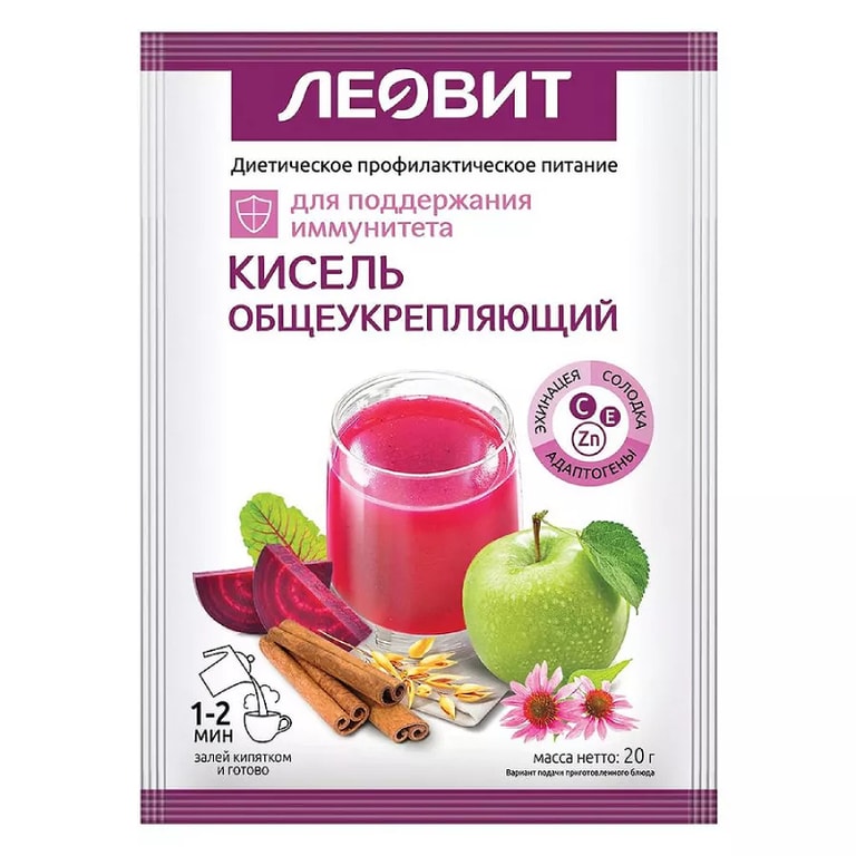 Леовит Кисель Общеукрепляющий 20 г