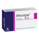 Инспра таблетки 25 мг 30 шт