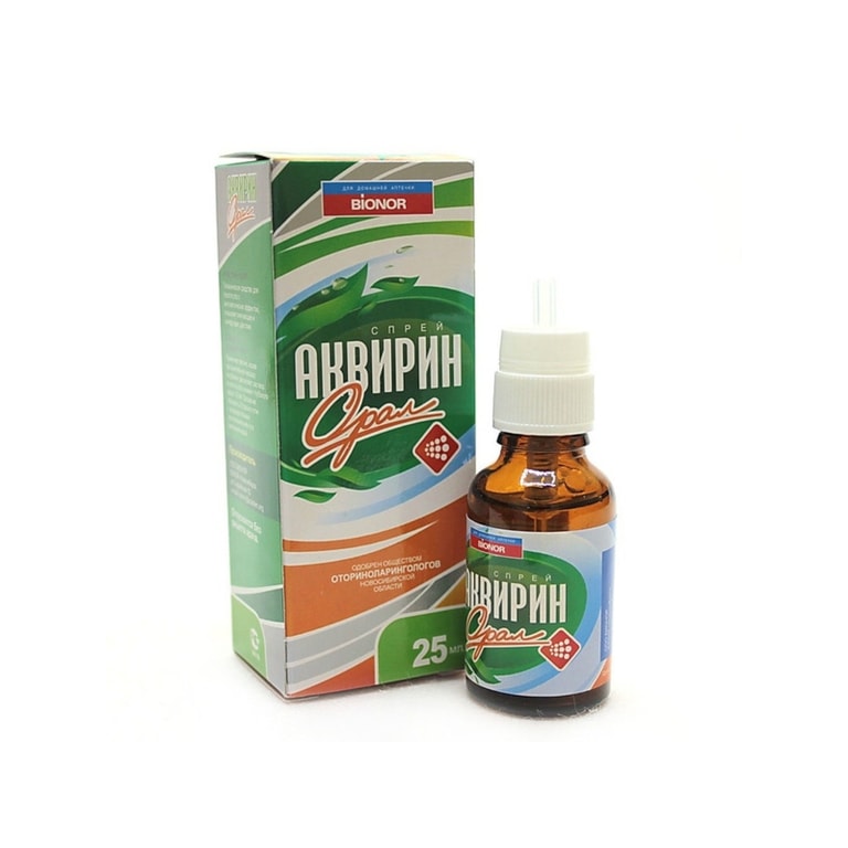 Аквирин Орал спрей для местного применения 25 мл