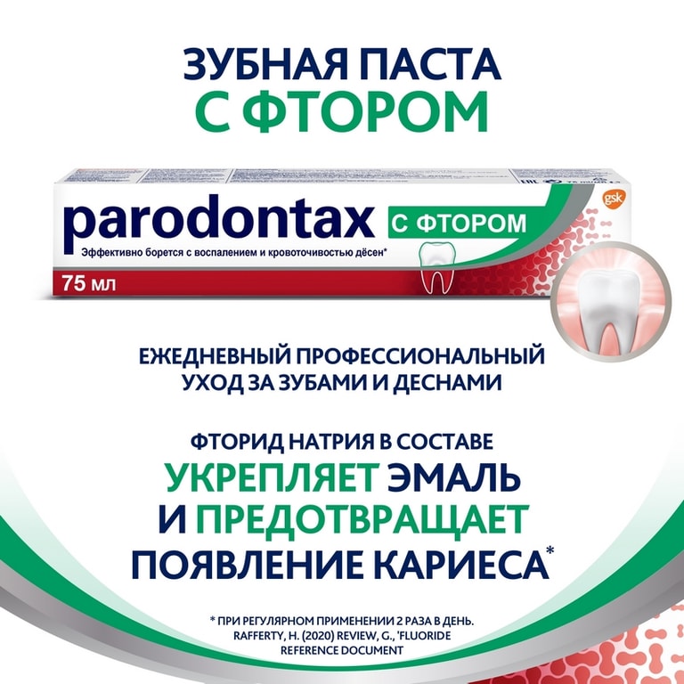 Parodontax Зубная паста с фтором 75 мл