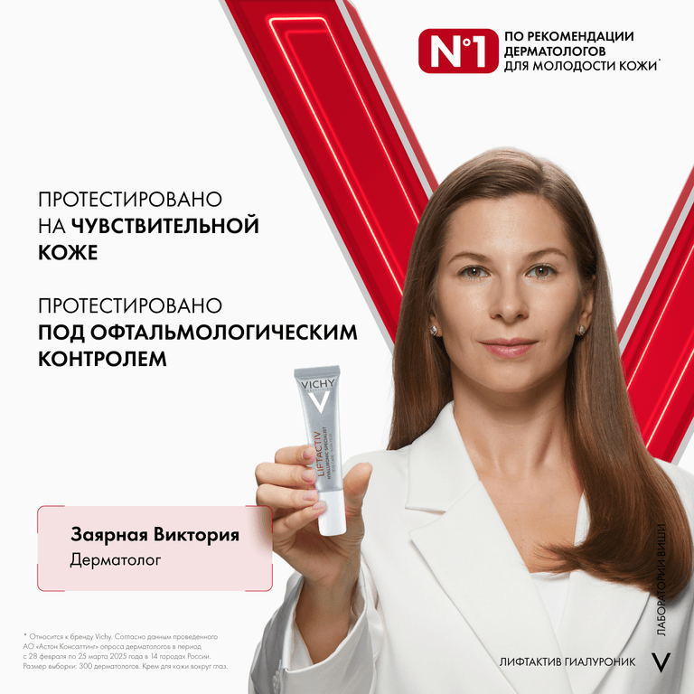 Vichy Liftactiv Supreme Уход за кожей вокруг глаз против морщин и для упругости 15 мл