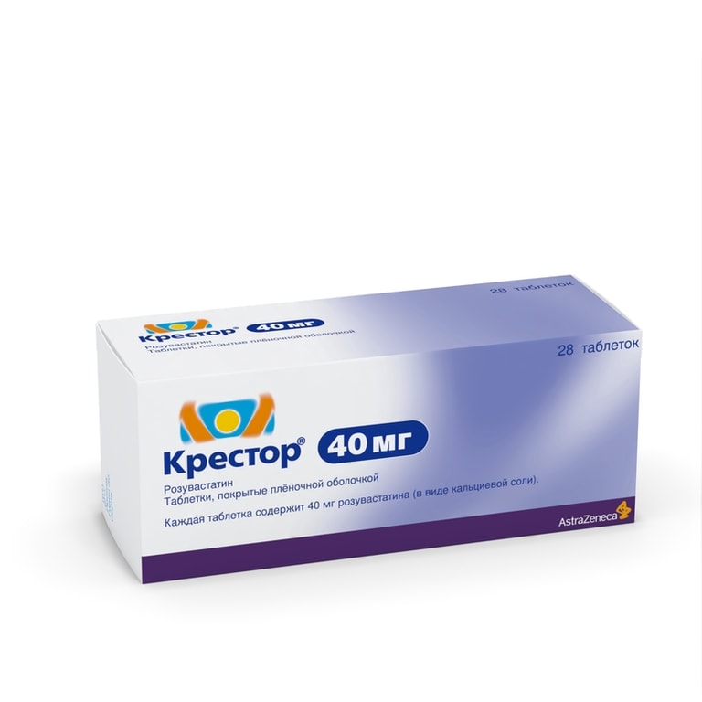 Крестор 40 мг таблетки 28 шт