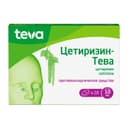 Цетиризин-Тева 10 мг таблетки 20 шт