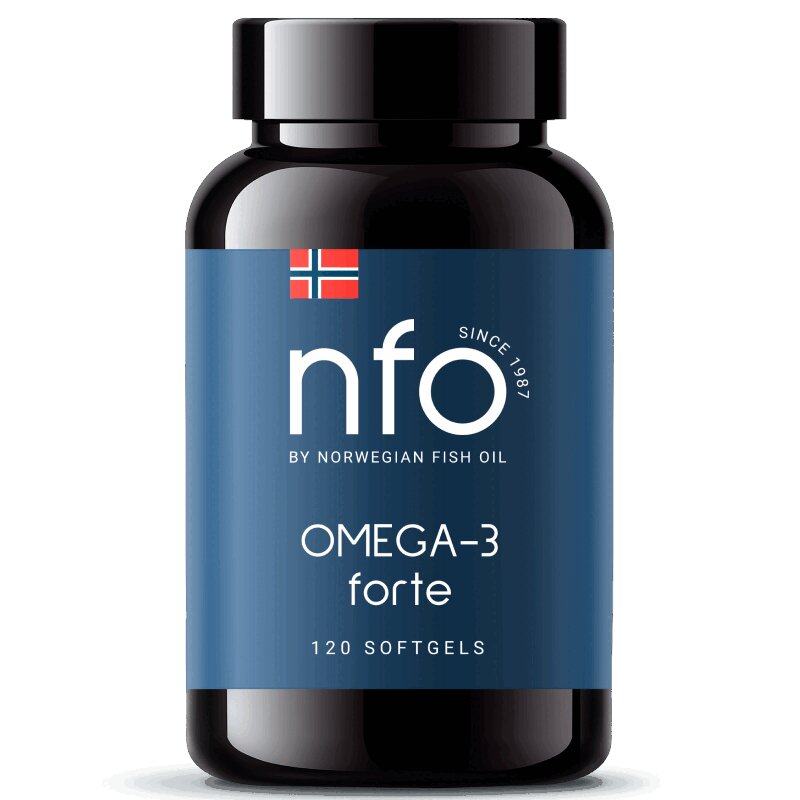Изображение товара NFO Омега-3 Форте капсулы 120 шт — добавка для сердца и мозга