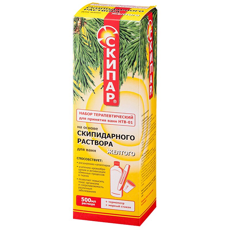 Изображение товара Скипар Набор терапевтический для ванн эмульсия желтый 500 мл