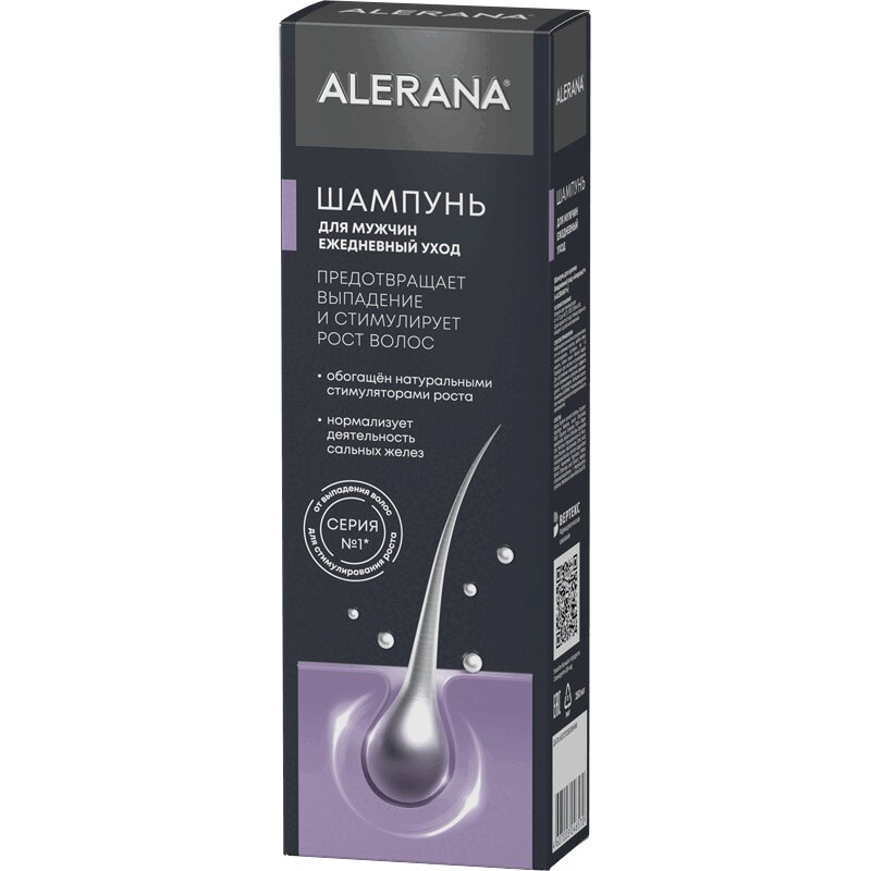 Изображение товара Шампунь Alerana для мужчин укрепление и против перхоти 250 мл