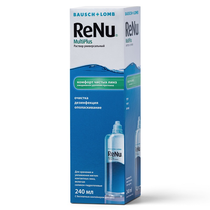 Изображение товара ReNu MultiPlus раствор для ухода за контактными линзами 240 мл