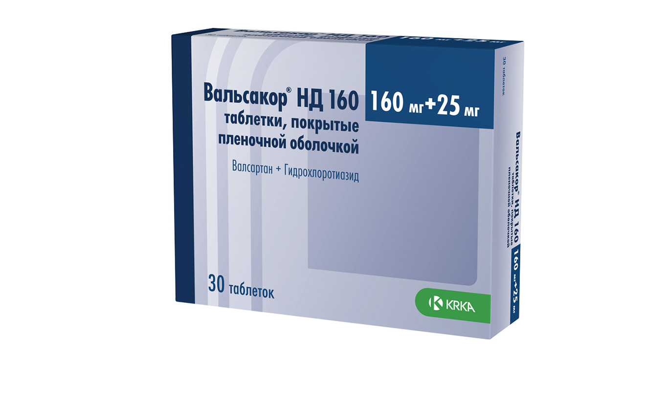 Вальсакор НД160 таблетки, покрытые пленочной оболочкой 160 мг+25 мг 30 шт  цена в аптеке, купить в Саранске с доставкой, инструкция по применению,  отзывы, аналоги | Аптека “Озерки”