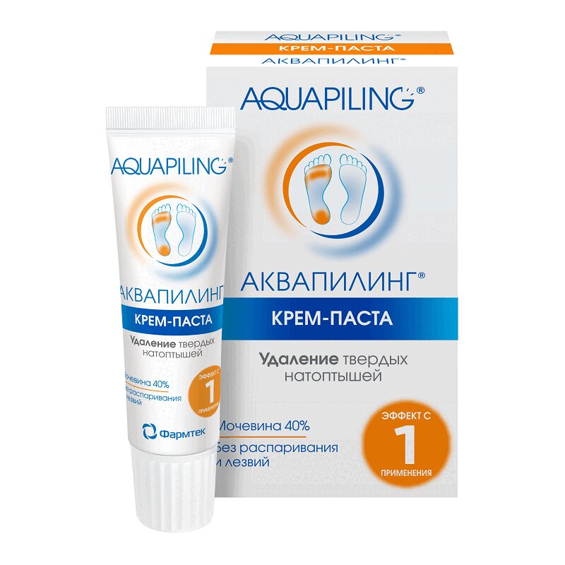 Изображение товара Аквапилинг Крем-паста от натоптышей 20 мл для мягкого устранения ороговевшей кожи
