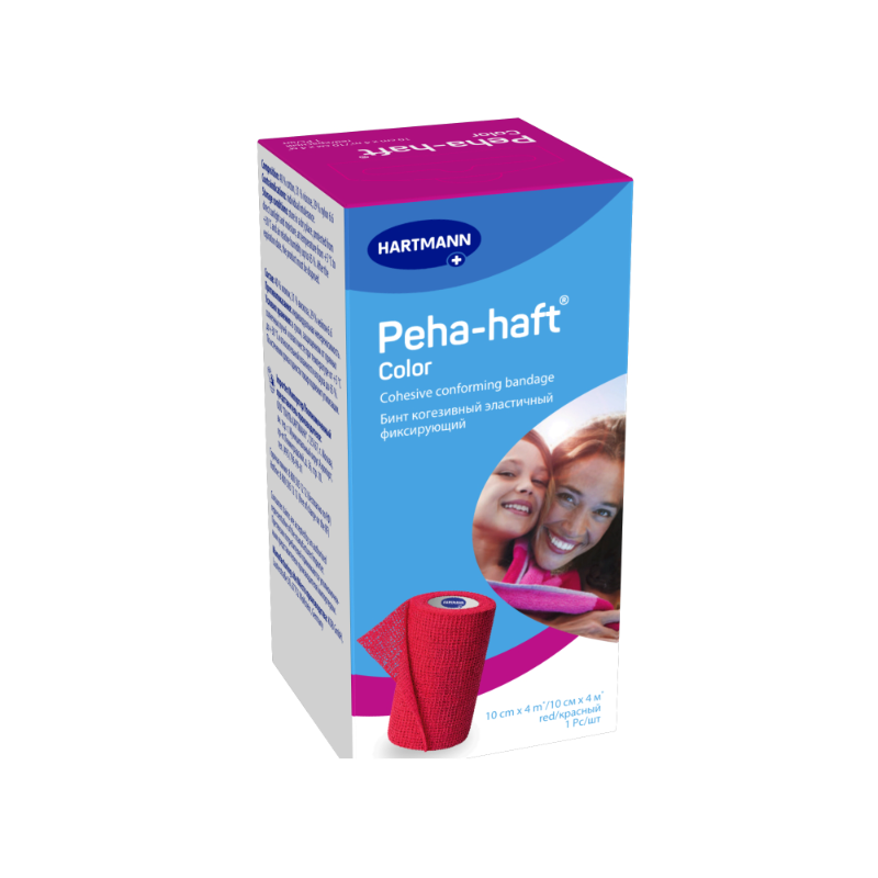 Изображение товара Эластичный самофиксирующийся бинт 10 см х 4 м красный Пауль Хартманн