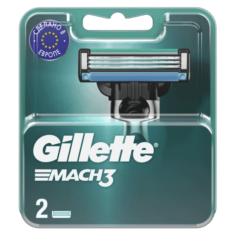 Изображение товара Gillette Mach3 сменные кассеты для мужской бритвы, 2 шт