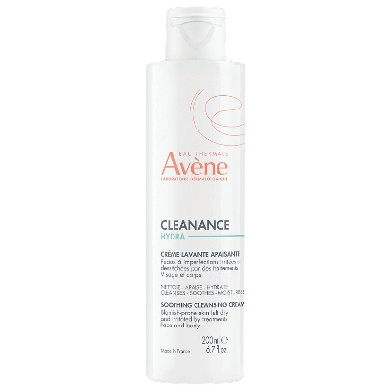 Изображение товара Успокаивающий очищающий крем Avene Cleanance Hydra для сухой и чувствительной кожи 200 мл