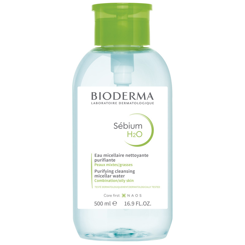 Изображение товара Мицеллярная вода Bioderma Sébium H2O 500 мл для жирной и проблемной кожи